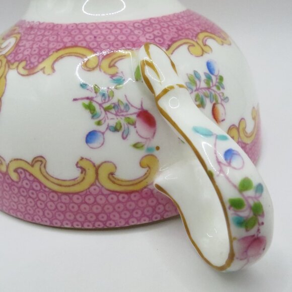 Minton Cockatrice Pink Teacup & Saucer #9646 Bone China 4" Dia. England - Picture 15 of 15